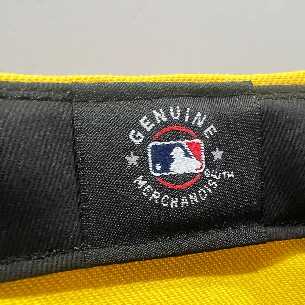 New Era, 59Fifty Fitted Hat, Los Angeles Dodgers, Yellow & Black - Picture 8 of 10